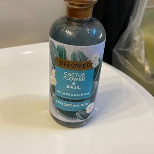 New beloved cactus flower and basil shower and bath gel with the essential oils
